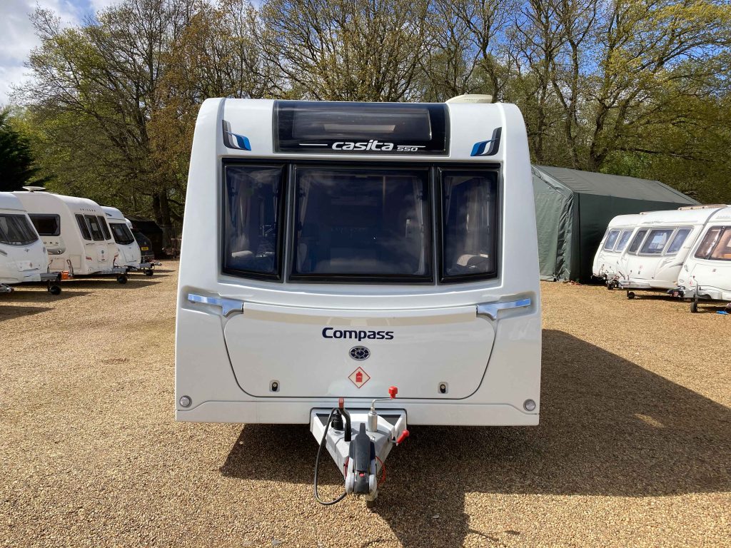 Compass Casita 550- Fixed Island Bed - Norfolk Caravan Sales